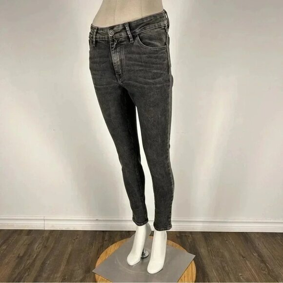 ❤️ Sherman Morgan faded black gray slim Jeans 9/29 - Picture 2 of 13